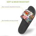 thumbnail image 3 of Bob's Burgers Home Slippers Non Slip Bathroom Open Toe Shoes Lightweight Slide Slippers Sandals 42(260mm), 3 of 8