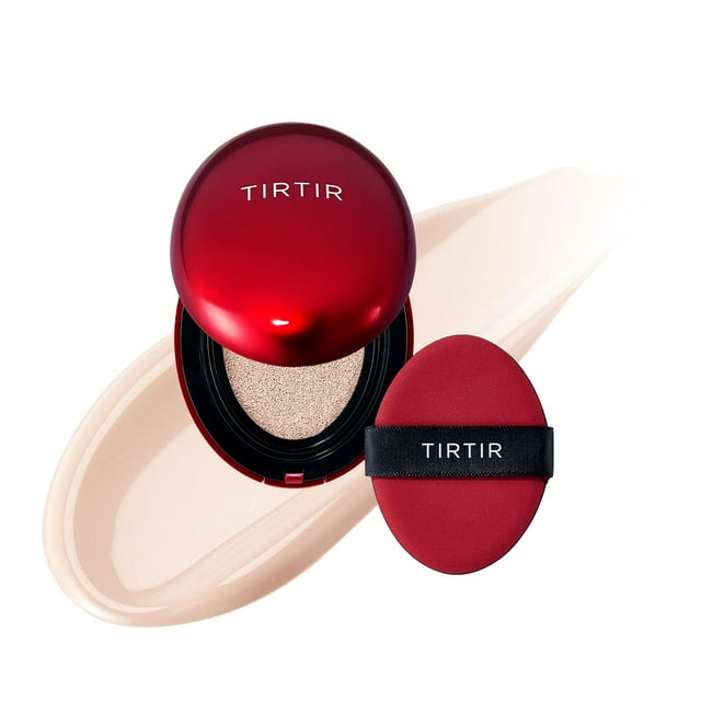 Mascarilla Tirtir de Cushion Foundation, tamaño pequeño, 4,5 ml, color rojo, #37C