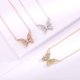 thumbnail image 2 of Collar con colgante llamativo y recortado con forma de mariposa para mujer, 2 of 3
