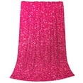 thumbnail image 2 of Balery Rose Red Glitter Manta de Felpa Suave y Acogedora – Cobija de Franela Aterciopelada para Cama, Lavable y Cálida para Sofá, Mascotas, Transpirable-50"x40", 2 of 7