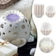 thumbnail image 2 of 50 piezas de revestimientos para calentadores de cera derretida, revestimientos reutilizables y a prueba de fugas, bandeja de cera para cera perfumada, vela de calabaza blanca, vela cálida de cuero y, 2 of 6