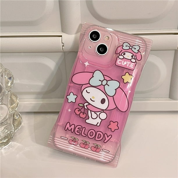 Hello kitty my melody Kuromi Cinnamoroll funda de teléfono de dibujos animados para iPhone 14 13 12 11 Pro Max Xr 14 Plus X 7 8 Plus funda bonita xuanjing unisex