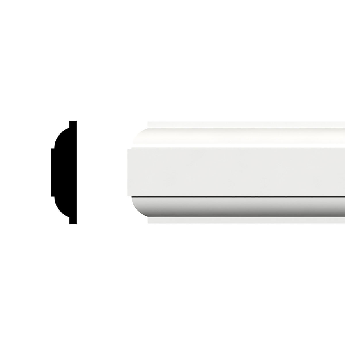 7/8'H x 1/4'P x 96'L Parting Bead, PVC