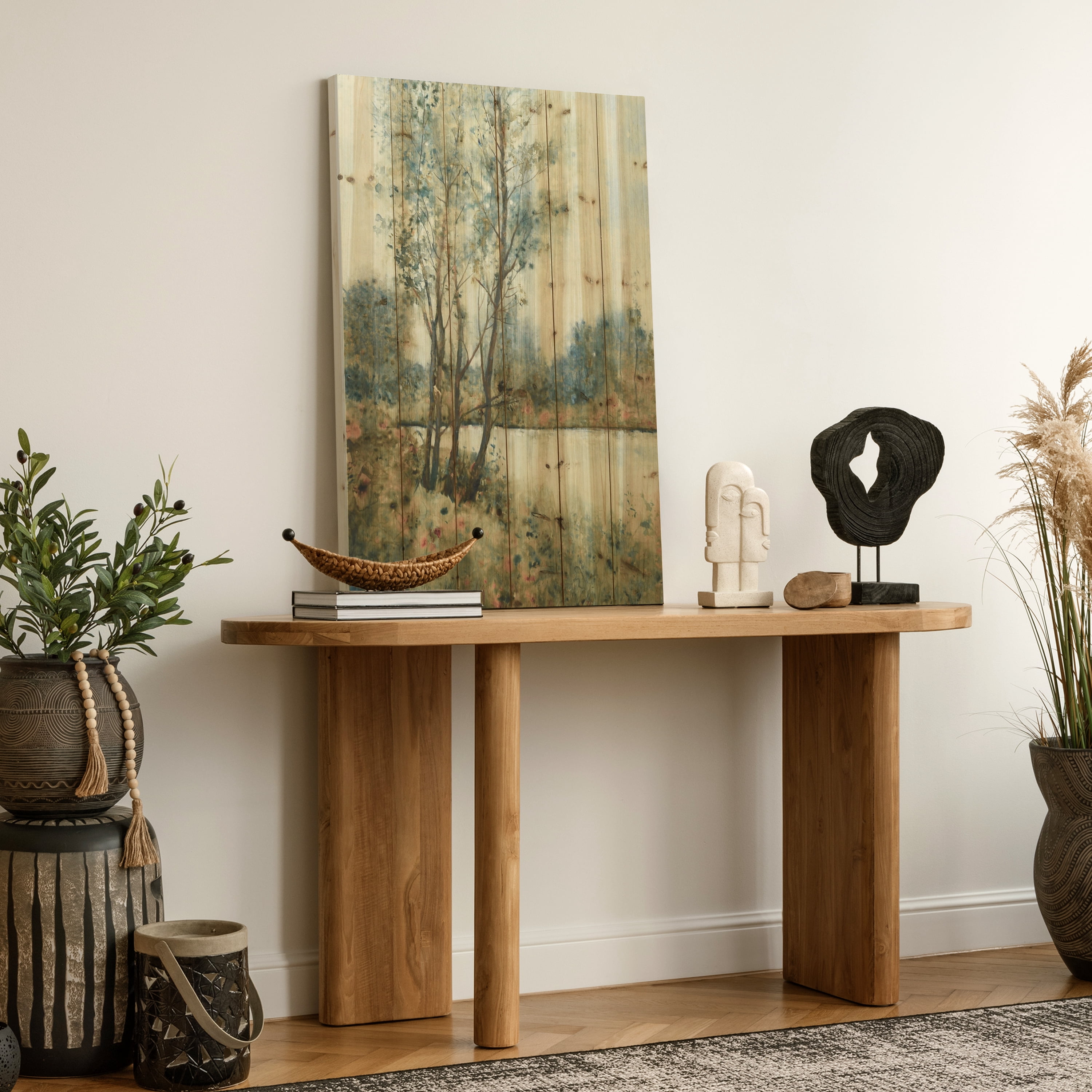 Empire Art Direct ADL-93395-3624 Fine Art Giclee Printed on Solid Fir Wood Planks - Early Spring 2