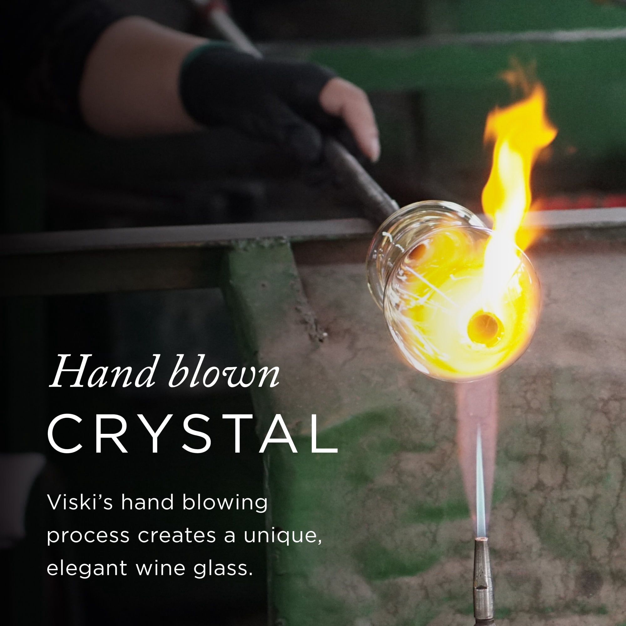 Viski Raye Faceted Champagne Flutes, Wedding Gifts, Home Bar, 10oz Set of 2