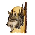 thumbnail image 3 of Tallado De Animales Artesanía Madera De Pino Colgantes Tallados De Animales Exquisita Decoración De Pared De Animales Tallados 3D Animal Tallado Hecho A Mano Para La Decoración De La Sala De Estar Scienceny HA027464-02, 3 of 6