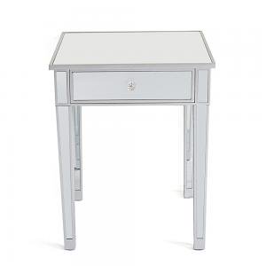Small Nightstand Bingkers Modern And Contemporary Large 1 Drawer Mirrored End Table Bedside Table Walmart Com Walmart Com