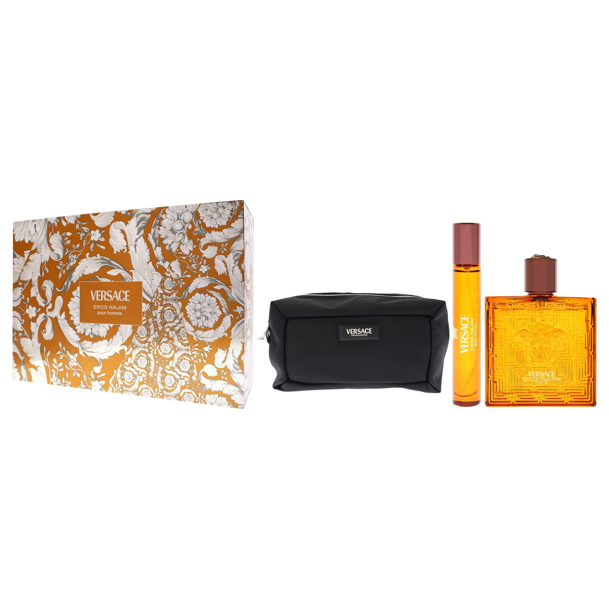 Versace, Eros Najim by Versace for Men, 3 Pc Gift Set - Walmart.com