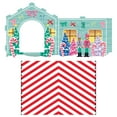 thumbnail image 4 of Kitty City Christmas Winter Wonderland Cardboard Cat House with Corrugate Scratching Pad, Multicolored, One Size, 4 of 8