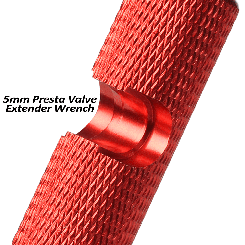 Bike Valve Core American Schrader Tube Removal Tool Bike Presta Extender 5mm Wrench