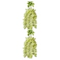 thumbnail image 1 of Bewildely Flor artificial interior o exterior para decoración del hogar Flores artificiales Decoración Wisteria Jardín de bodas Bajo verde 1 paquete 2Conjunto, 1 of 6