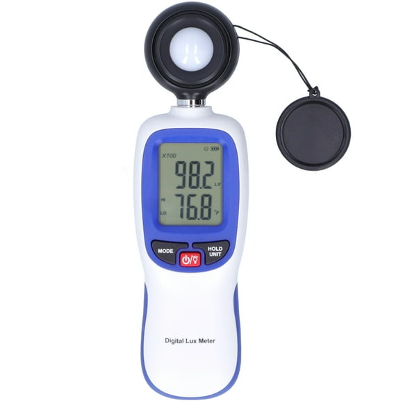 Luxmeter, Luxmeter 0-200000 Lx 2 Times/Sec Automatic Power Off ±1.0 Degrees Celsius Temperature Accuracy For Measuring Current Illuminance And Temperature