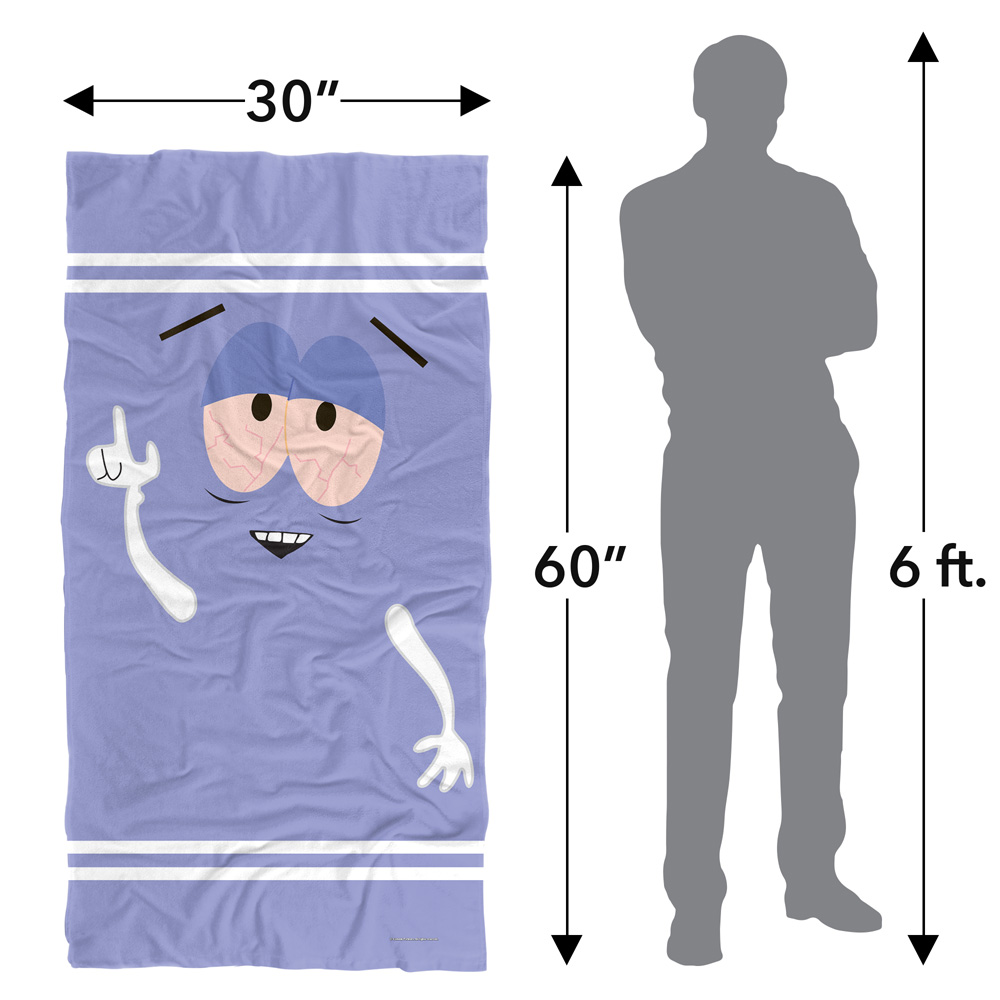 Logo Vision South Park Towelie Officially Licensed Beach Towel 30' X 60', Multicolor
