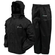 Frogg Toggs Men's Classic All-Sport Rain Suit  | Black / Black Pants | Size 3X