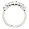 thumbnail image 2 of Pompeii 1/2 Ct Seven Stone Diamond Wedding Ring Lab Grown 14k White Gold (GH,VS2-SI1), 2 of 4
