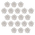 thumbnail image 1 of 24pcs Christmas Theme Decoration Snowflake Shaped Adornment DIY Decoration, 1 of 9