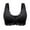 Black, variant on [BRAND FACTORY PRICE!]Front Closure Floral Lace Bra For Women Bralette Padded Wireless Bra Back Smoothing Bras Push up Thin Soft Bra 8XL Plus Size