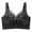 Black, variant on Paiwinds Women's Wirefree Lace Bra - Comfortable Full Coverage Bralette for Plus Size, Everyday Supportive Underwear