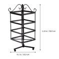 thumbnail image 2 of 1 Pc Iron Square Rotating Rack Household Jewelry Storage Rack Display Rack, 2 of 8