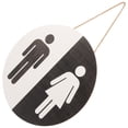 thumbnail image 4 of Bathroom Sign Wall Art Hanging Decoration Plaque For Bathroom Wall Art Toilet Shelf, 4 of 9
