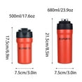 Reduced Glass Hanzidakd Insulated Water Bottle With Lid & Lid Double