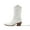 White, variant on Women's Mid Calf The Western Cowgirl Boots Fashion Pointy Toe Embroidered Cowboy Boots For Women Chunky Low Heel Booties