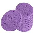 thumbnail image 2 of Esponjas faciales para desmaquillar suavemente, portátiles, profesionales, para limpieza facial. Artículos esenciales para cuidado de piel en Morado 10 piezas, 2 of 8