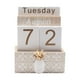 thumbnail image 2 of Calendario de Madera, Calendario Perpetuo, Tablero de Cuenta Regresiva, Adornos Decorativos para El Hogar, Regalos, Decoraciones de Escritorio, Libros, Adornos de Escritorio, Accesorios de Fotografía, 2 of 6