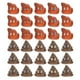 thumbnail image 1 of 60pcs juguetes falsos de caca juguetes de caca realista modelos de caca de plástico tocando juguetes para fiestas juguetes, 1 of 8