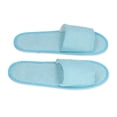thumbnail image 3 of Uadme 20 Paires de Pantoufles de Spa jetables à Bout Ouvert Pantoufles de Spa Blanches Pantoufles d'invité d'hôtel de Spa Pantoufles de Spa moelleuses pour l'hôtel, la Maison(Bout Ouvert Bleu), 3 of 8