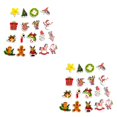 thumbnail image 4 of Inteprter 100 Pieces Flatback Buttons Pattern DIY Sewing Decorative Snap Garment Mixed Embellishment Button Lovely 2-Holes Connectors 2Conjunto, 4 of 6