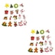 thumbnail image 2 of Billuyoard 100 Pieces Flatback Buttons Christmas Mixed Accessories Garment 2-Holes Connectors Scrapbooking Embellishment Lovely Button 2Conjunto, 2 of 6