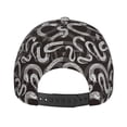 thumbnail image 4 of Picia Hand Drawn Snake pattern Trucker Low Profile Hat Men Women Baseball Cap Dad Hat Adjustable Unconstructed Plain Cap, 4 of 9