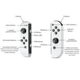 thumbnail image 2 of Switch Joy-con Wireless Controllers with Hand Strap Dual Vibration Replacement Wireless Gamepad Bluetooth (White), 2 of 5