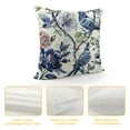 thumbnail image 4 of Nawypu  Blue Birds Flowers Pillow Covers,Blue and White Pillow Covers Outdoor Decorative Pillow Covers for Couch Bed Sofa Cushion Farmhouse Pillowcases, 4 of 5