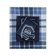 thumbnail image 3 of SUSSEXHOME Navy Ships Cotton Duvet Cover Set Dark Blue, Full Size Duvet Cover, 1 Duvet Cover, 1 Fitted Sheet and 2 Pillowcases, Iron Safe, Hypoallergenic, Breathable , Machine Washable, 3 of 7