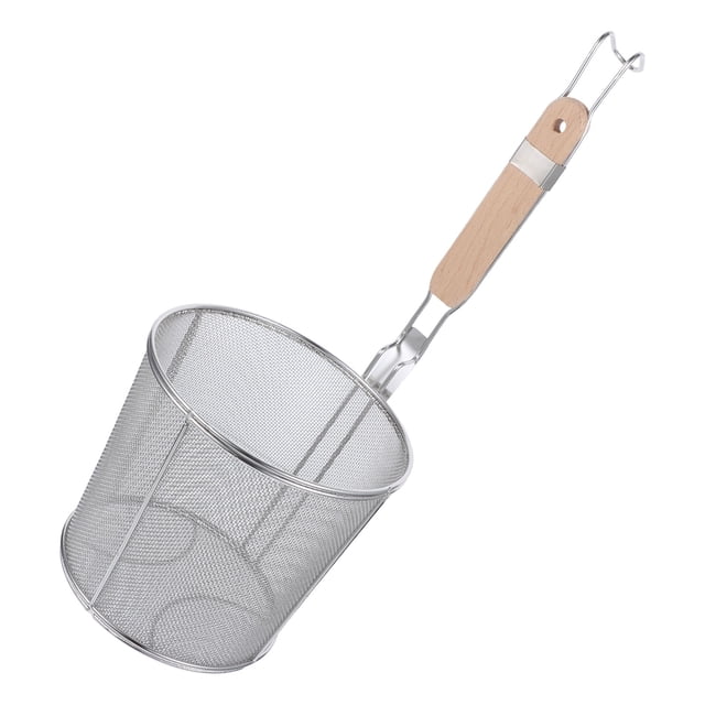 1 colador de acero inoxidable para cocina, colador de malla para fideos.