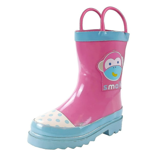 Girls wellies with handles hotsell