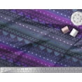 thumbnail image 2 of Soimoi Polyester Crepe Fabric Dot,Stripe & Geometric Ethnic Print Fabric by The Yard 52 Inch Wide, 2 of 3