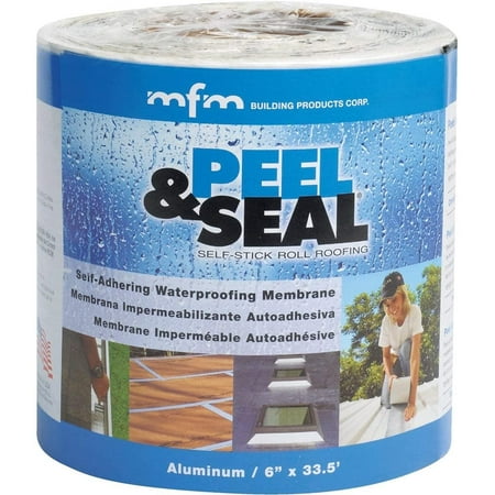 

Mfm Building Product 50042 6 X33.5 Peel & Seal 6 in. x 33.5 Ft Aluminum - Pack of 3
