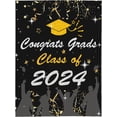 thumbnail image 2 of Yibo 2024 Graduation Gifts Blanket Graduation Decorations Class of 2024 High School College Graduation Gifts for Women MenSoft Warm Lightweight Throw Blankets, 2 of 9