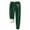 Green, variant on successthop Womens Plus Size Sweatpants Fleece Pants with Pockets Solid ELastic Waist Joggers Drawstring Trousers Blue