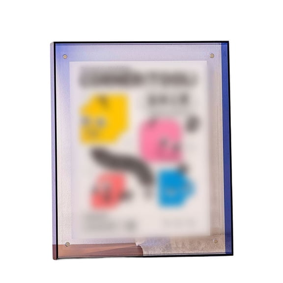 Niceminiwall for Acrylic Floating Picture Frame for Wall Mount Clear Photo Frame