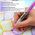 thumbnail image 3 of Sharpie Glam Pop Permanent Markers, Fine Point, Assorted Colours, 5 Count, 3 of 5