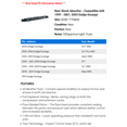 thumbnail image 2 of Rear Shock Absorber - Compatible with 1999 - 2001, 2003 Dodge Durango 2000, 2 of 2