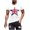 White, variant on Mens UK Flag Shirt Patriotic Shirts Quick-Dry Gym T-Shirt Summer Short Sleeve Workout Top