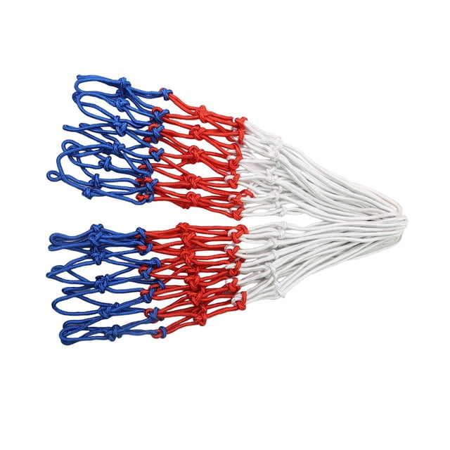 ZLight Filet de Basketball de Remplacement Extérieur Professionnel pour Basketball Blanc de Rouges Arceaux Blanc de Rouge Bleu 48cm