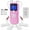 Pink, variant on OSITO TENS Unit Muscle Stimulator, Dual Channel EMS Massage Machine with 4 Reusable Electrode Pads