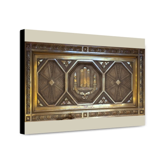 Canvas Print: Library Door Detail, John W. Mccormack U.S. Post Office And