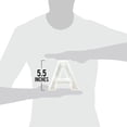 thumbnail image 2 of Just Artifacts 5.5-Inch Small White Decorative Ceramic Letter Dish (Letter: Z), 2 of 4